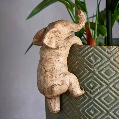 Beeldhouwwerk - ArtVibe - Klimmende Olifant - Uniek Ontwerp
