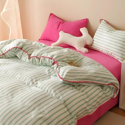 Beddengoed Set - DreamEase - Zacht Stof - Elegante Design