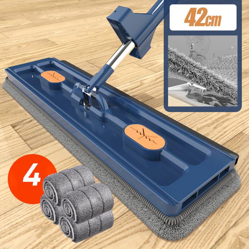Vloermop - CleanEase - 360° Rotatie - Microvezel Pads