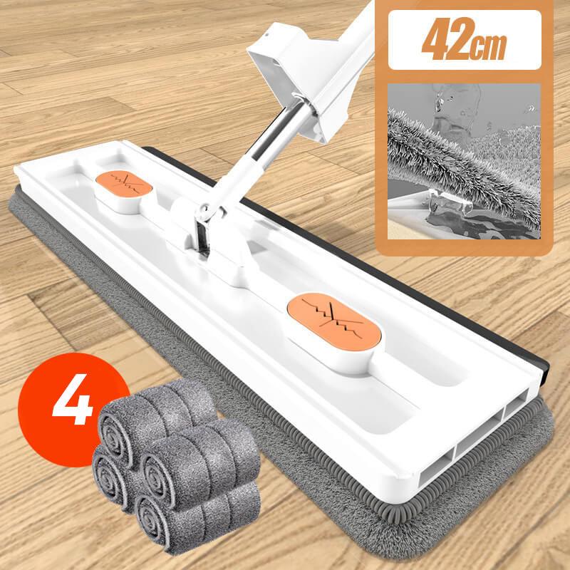 Vloermop - CleanEase - 360° Rotatie - Microvezel Pads