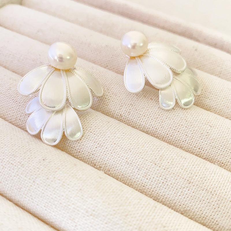 Oorbellen Hangers - Floravia - Elegante Bloemvorm - Lichtgewicht Sieraad