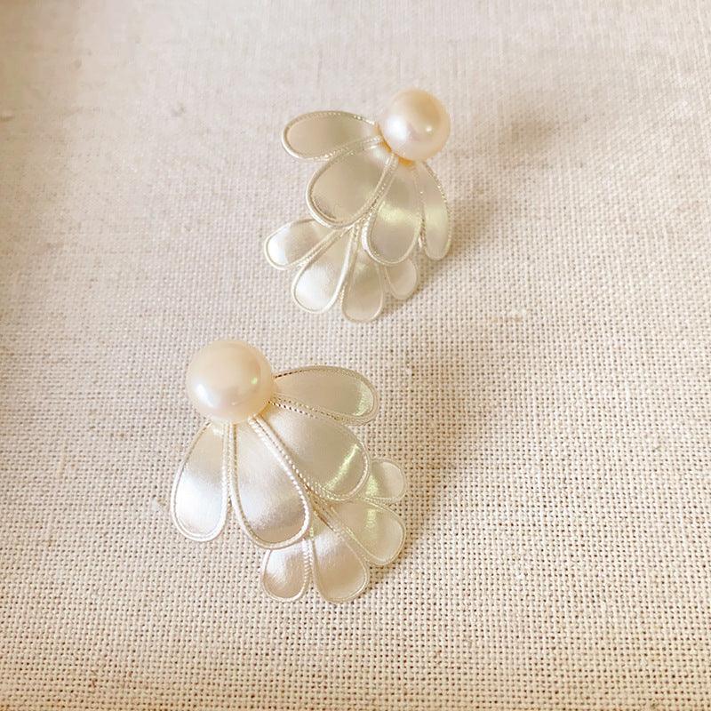 Oorbellen Hangers - Floravia - Elegante Bloemvorm - Lichtgewicht Sieraad