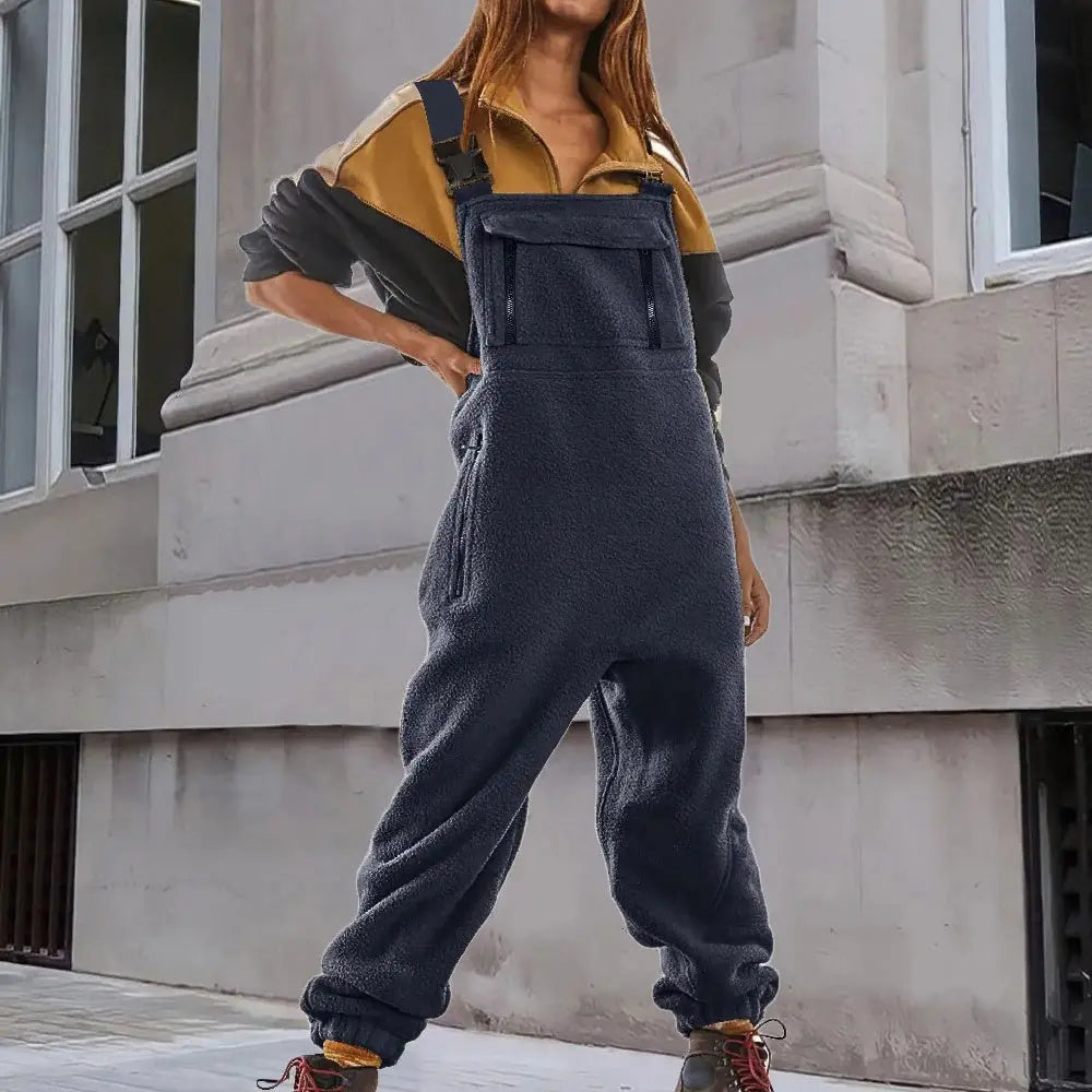 Fleece Overall - WarmFit - Verstelbare Bretels - Gezellige Winterstijl