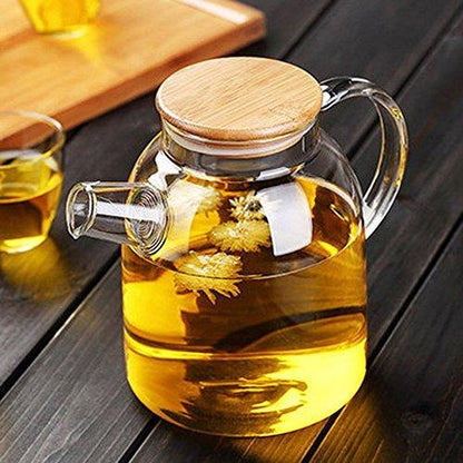 Glazen Theepot - ThermoBrew - Schokbestendig Design - Hittebestendig