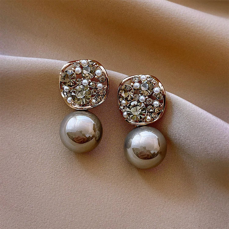 Parel Oorbellen - Luxora - Kristallen Statement Design - Elegante Cadeau Sieraad