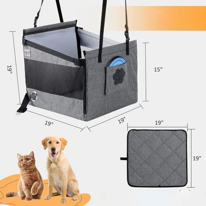 Hondenmand - CozyMax - Honden Autostoel - Reiscomfort