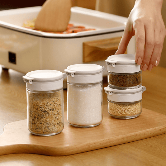 Kruidendoos - SpiceMaster - Dubbeldeksel Ontwerp - Efficiënte Opslag