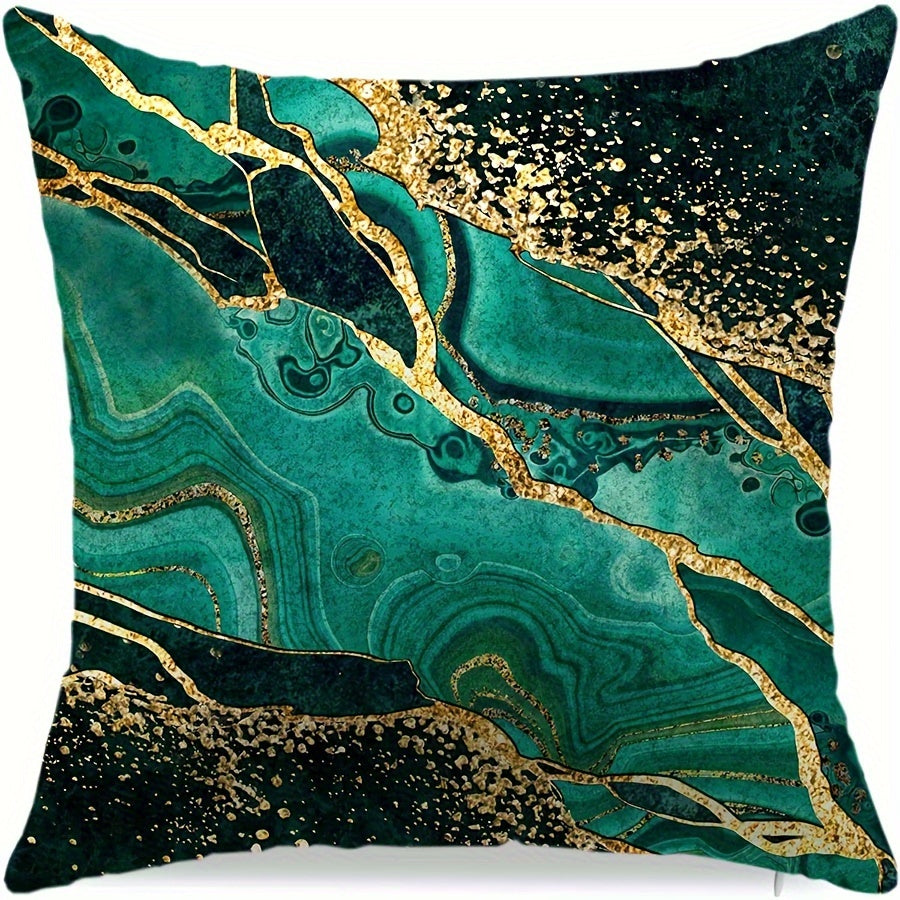Kussenhoezen - CozyHome - Decoratief Set - Smaragdgroen