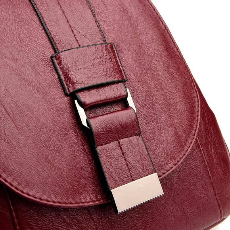Anti-diefstal Rucksack - SecurePack - Leren Design - Dames Mode