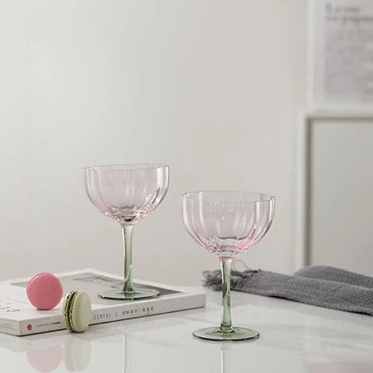 Coupe Set - Crystaluxe - Elegante Glaswerk - Set van Twee