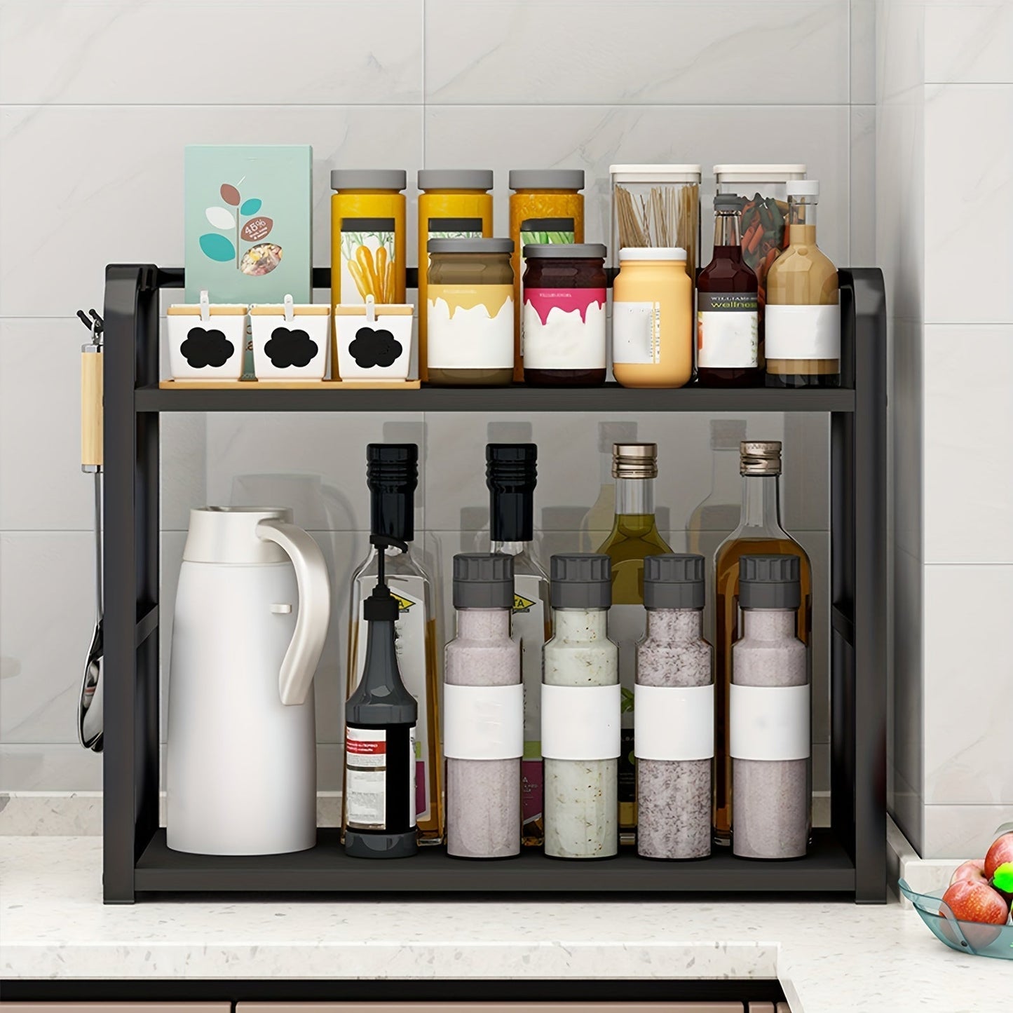 Keukenopbergrek - SpiceMate - 2-Laags Organizer - Keukenopslagrek