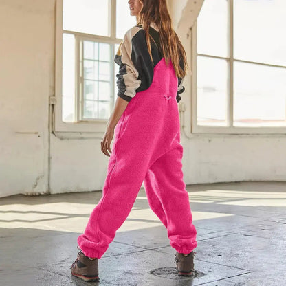 Fleece Overall - WarmFit - Verstelbare Bretels - Gezellige Winterstijl