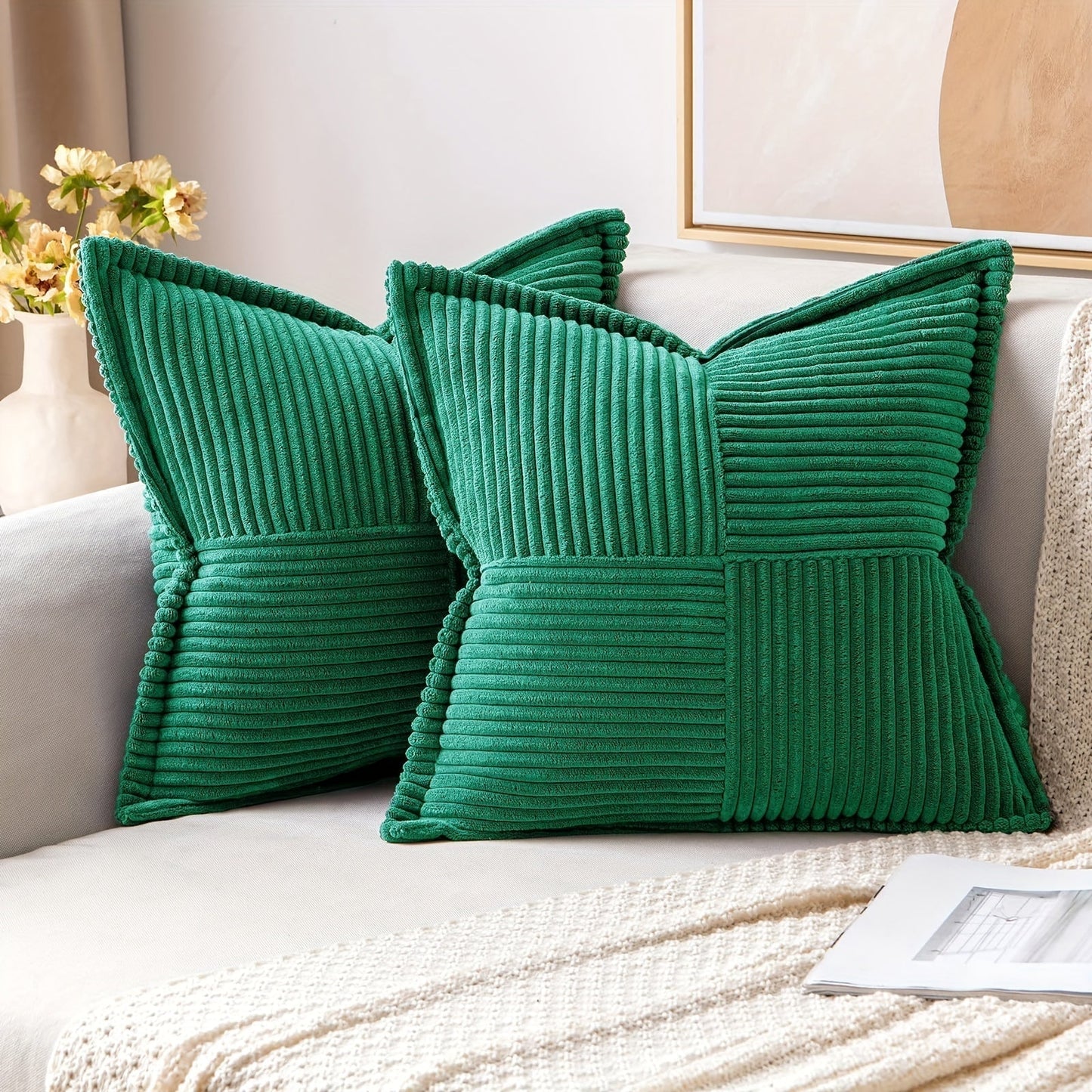 Kussenhoes - CozyNest - Decoratief Ontwerp - Zachte Stof