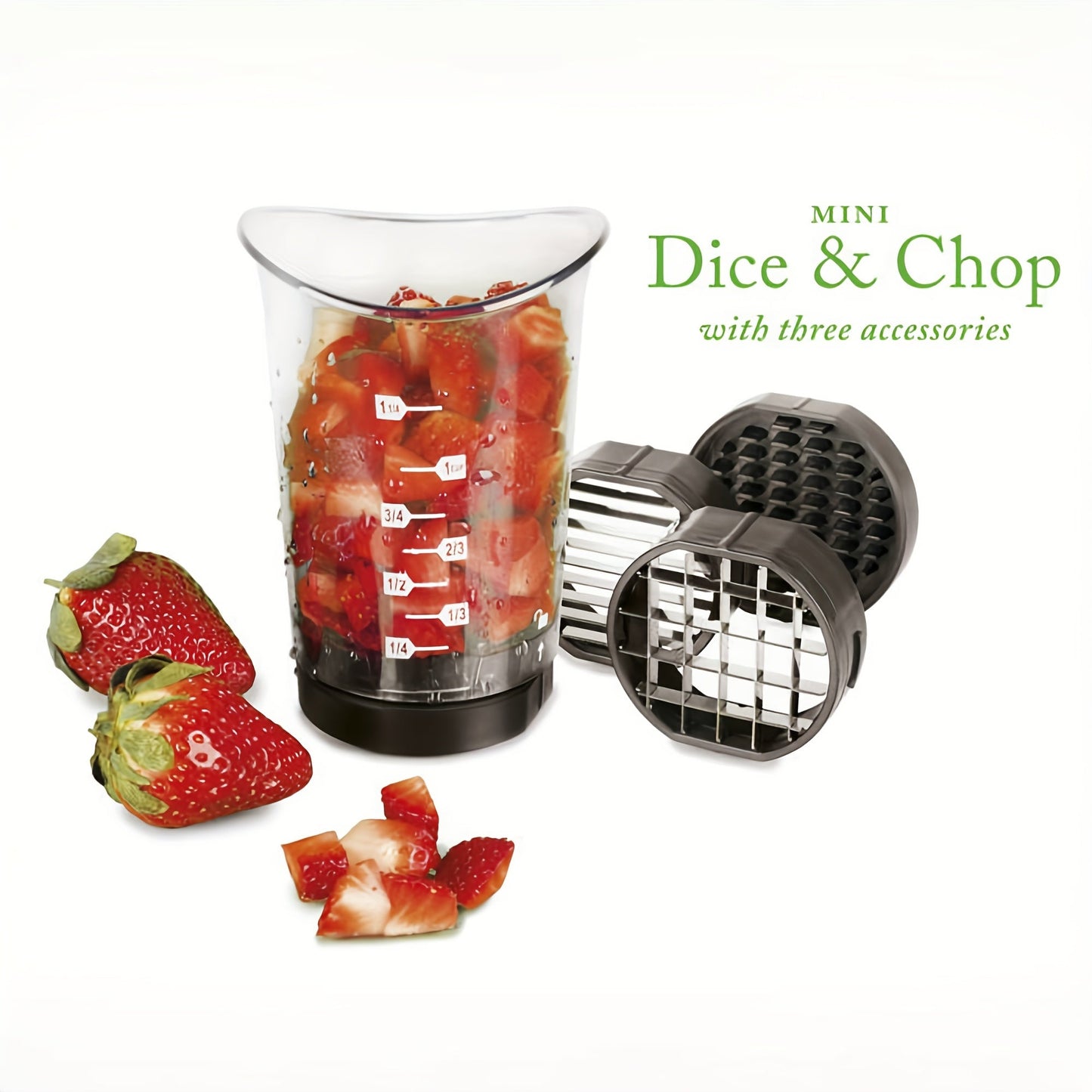 Snijder - QuickChop - 3-in-1 Functie - Compacte Cutter