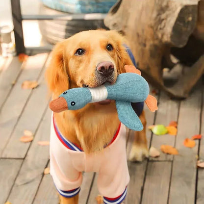 Honden Pluche Gans Speelgoed - GooseBuddy - Piepend Plezier - Zachte Textuur