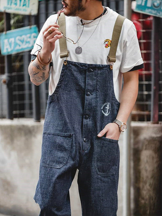 Tuinoveralls - RetroStyle - Multi-Pocket Design - Casual Werkkleding