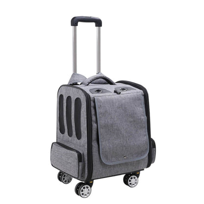 Huisdier Reisrugzak - PawVoyager - Opvouwbaar Ontwerp - Trolley Compatibel