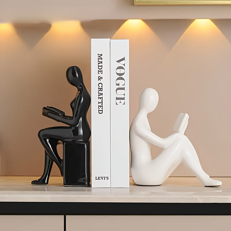 Keramische Boekensteunen - Luxera - Abstract Ontwerp - Moderne Woondecoratie