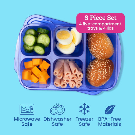 Duurzame Opbergdozen - EcoPack - Meerdere Compartimenten - Stapelbaar Ontwerp