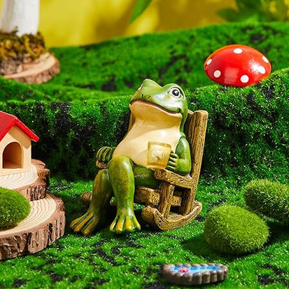 Tuindecoratie - GlowFrog - Zonne-energie Lamp - Buiten Decor