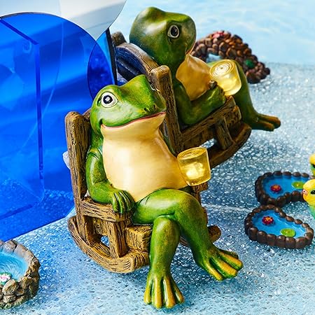 Tuindecoratie - GlowFrog - Zonne-energie Lamp - Buiten Decor