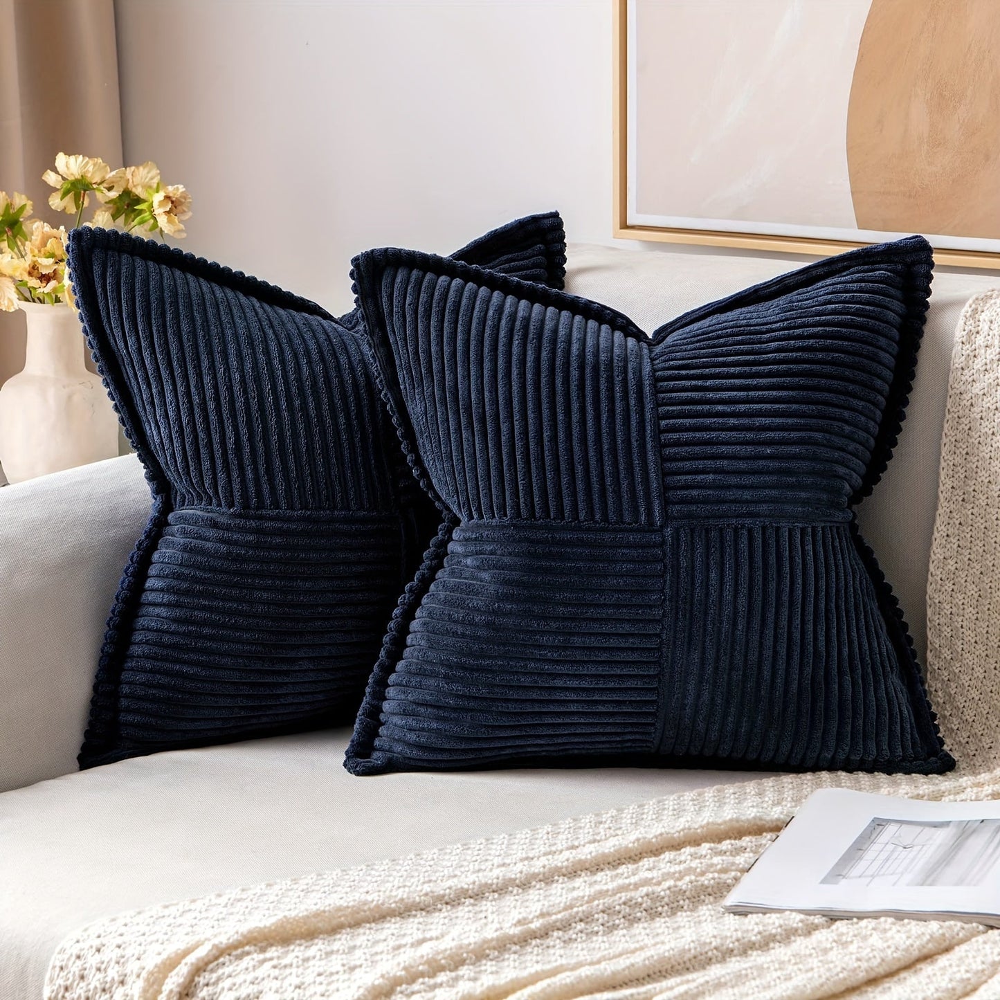 Kussenhoes - CozyNest - Decoratief Ontwerp - Zachte Stof