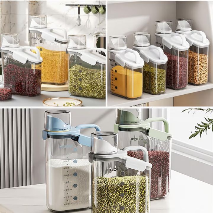 Opbergcontainers - FreshSeal - Luchtdichte Sluiting - BPA Vrij