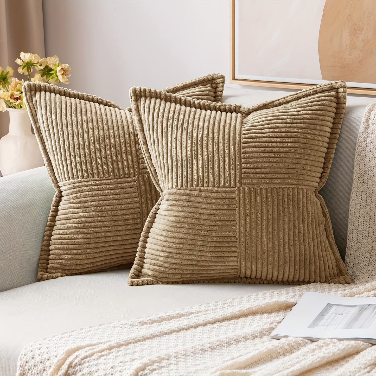 Kussenhoes - CozyNest - Decoratief Ontwerp - Zachte Stof
