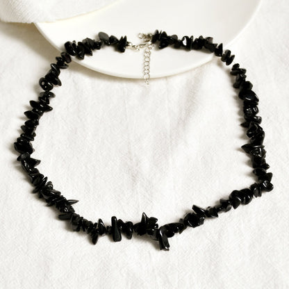 Kristallen Hanger Ketting - Virelle - Gepolijste Edelsteen Bedel - Elegante Dames Sieraden
