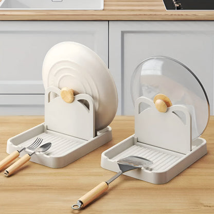 Keukengerei Houder - KitchenEase - Deksel & Lepel Opslag - Rommelvrije Design