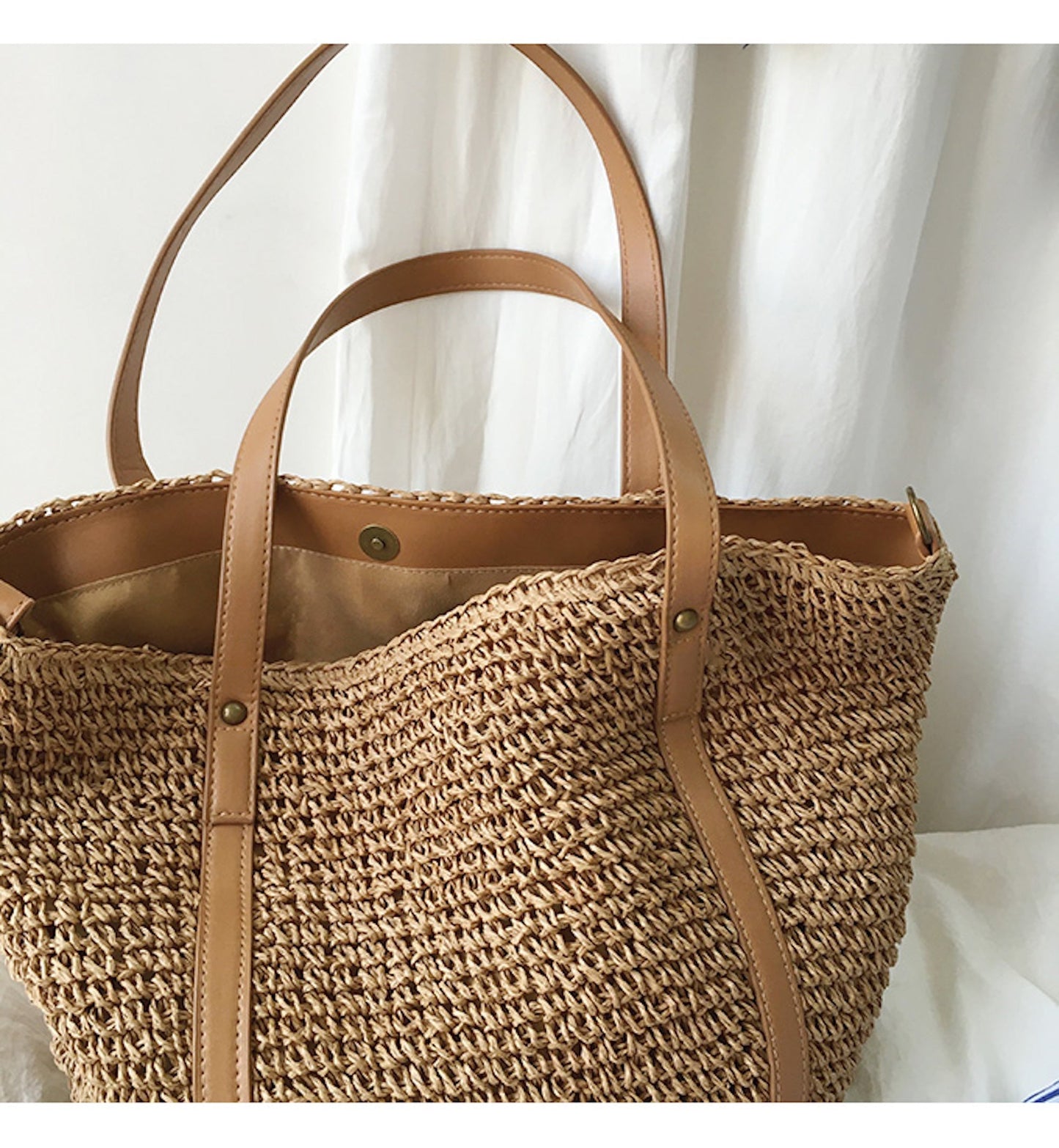 Tasje - BeachEssence - Geweven Riet - Bohemian Stijl