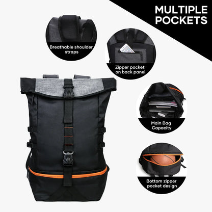 Basketbal Rugzak - SportGear - 35L Capaciteit - Reisklaar