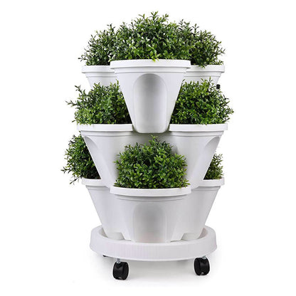 Stapelbare Plantenpotten - Verdura - Ruimtebesparende Tuinoplossing - Verticaal Plantsysteem