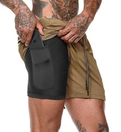 Hardloopshorts - SportFlex - Dubbele Laag - Sneldrogend