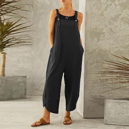 Tuinjumpsuit - RelaxFit - Casual Stijl - Wijde Pijpen Design