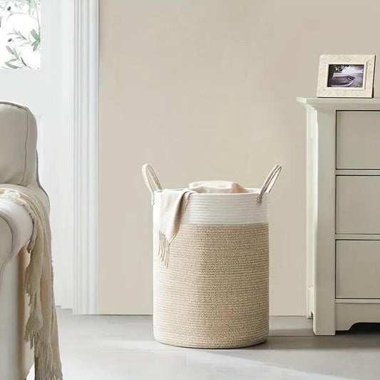 Opbergmand - EcoTidy - Geweven Ontwerp - Veelzijdige Organizer