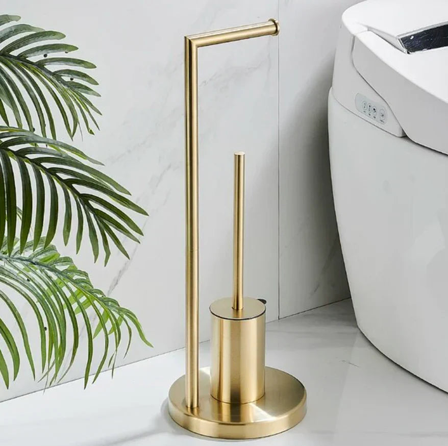 Toiletpapier Houder - NeatRoll - Stijlvol Design - Met Borstel