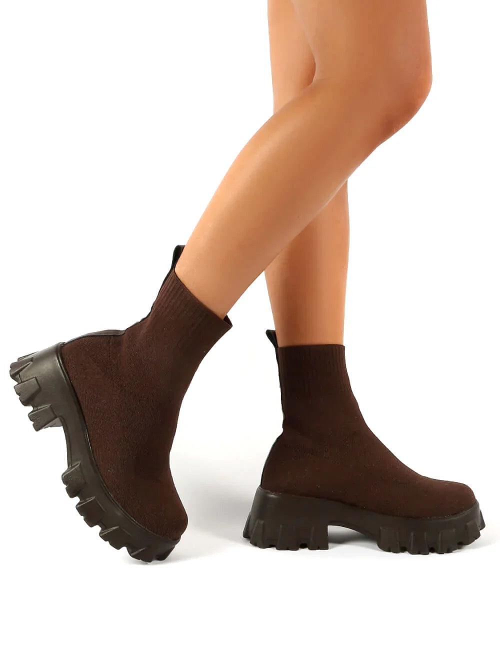 Enkellaarsjes - CozyStep - Gebreide Comfort - Stijlvolle Winter