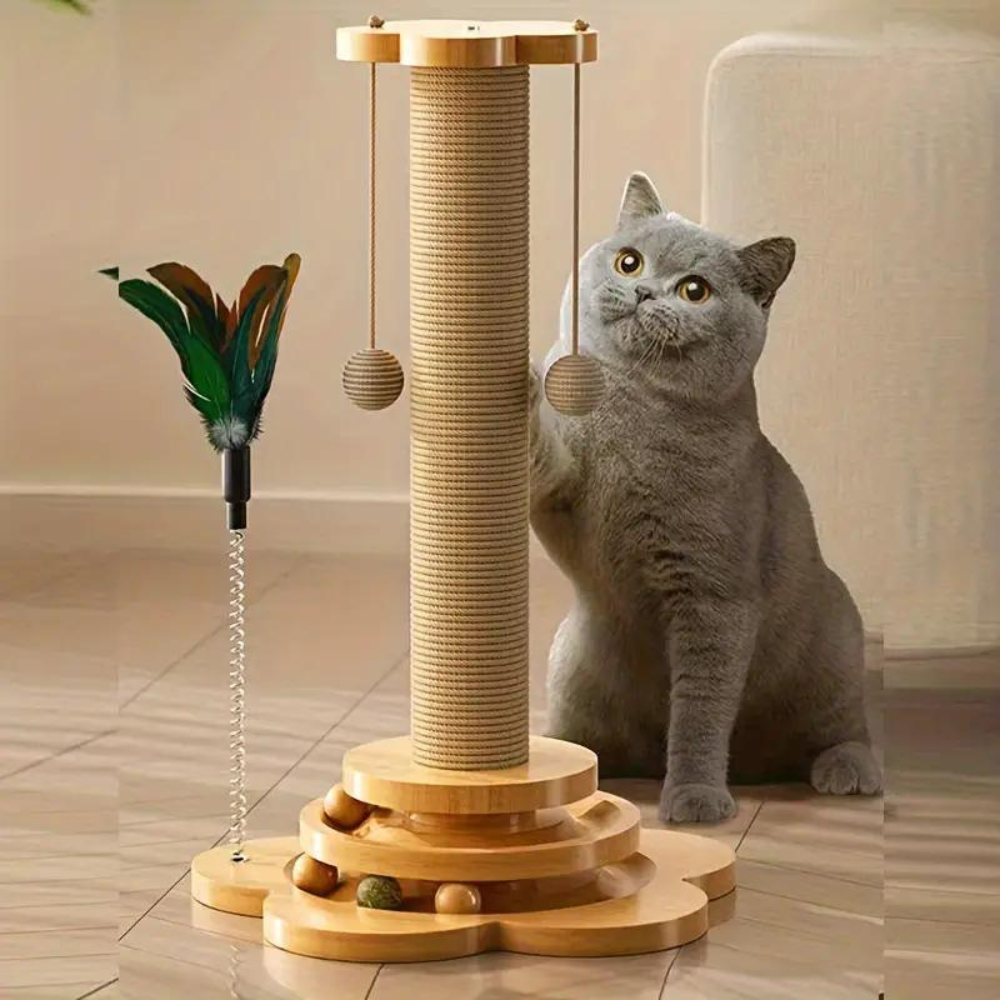 Krabpaal - PetCraft - Houten Design - Duurzaam Materiaal