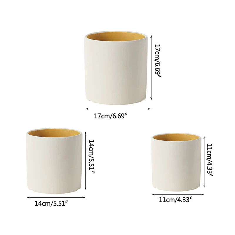 Bloempot - ElegantSphere - Handgemaakt Keramiek - Ronde Design