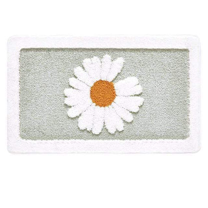 Antislip Mat - GripBloom - Madelief Patroon - Machine Wasbaar
