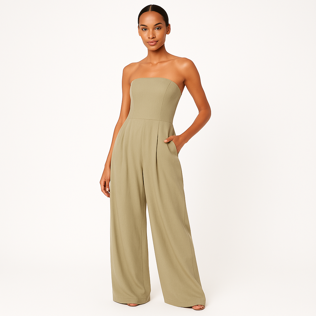 Jumpsuit - LuxeFit - Strapless Design - Ingebouwd Korset