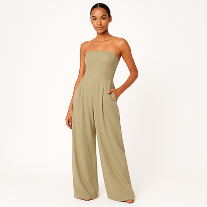 Jumpsuit - LuxeFit - Strapless Design - Ingebouwd Korset