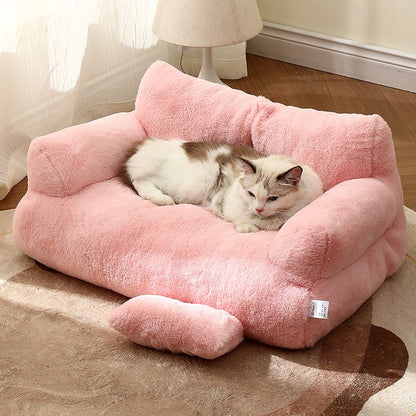 Dieren Sofa - CozyMax - Zachte Pluche - Winter Warme Bed