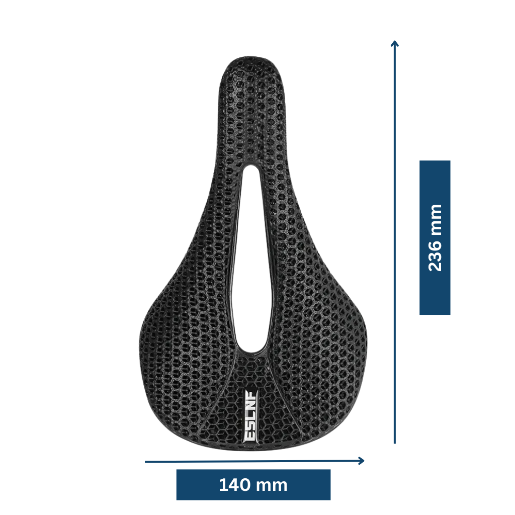 Fietszadel - CarbonFit - Lichtgewicht Ontwerp - Comfortabele Rit
