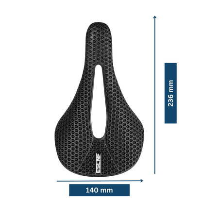 Fietszadel - CarbonFit - Lichtgewicht Ontwerp - Comfortabele Rit