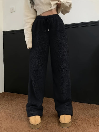 Dames Joggingbroek Lounge - Sherlina - Teddy Fleece Comfort - Warme Winterbroek
