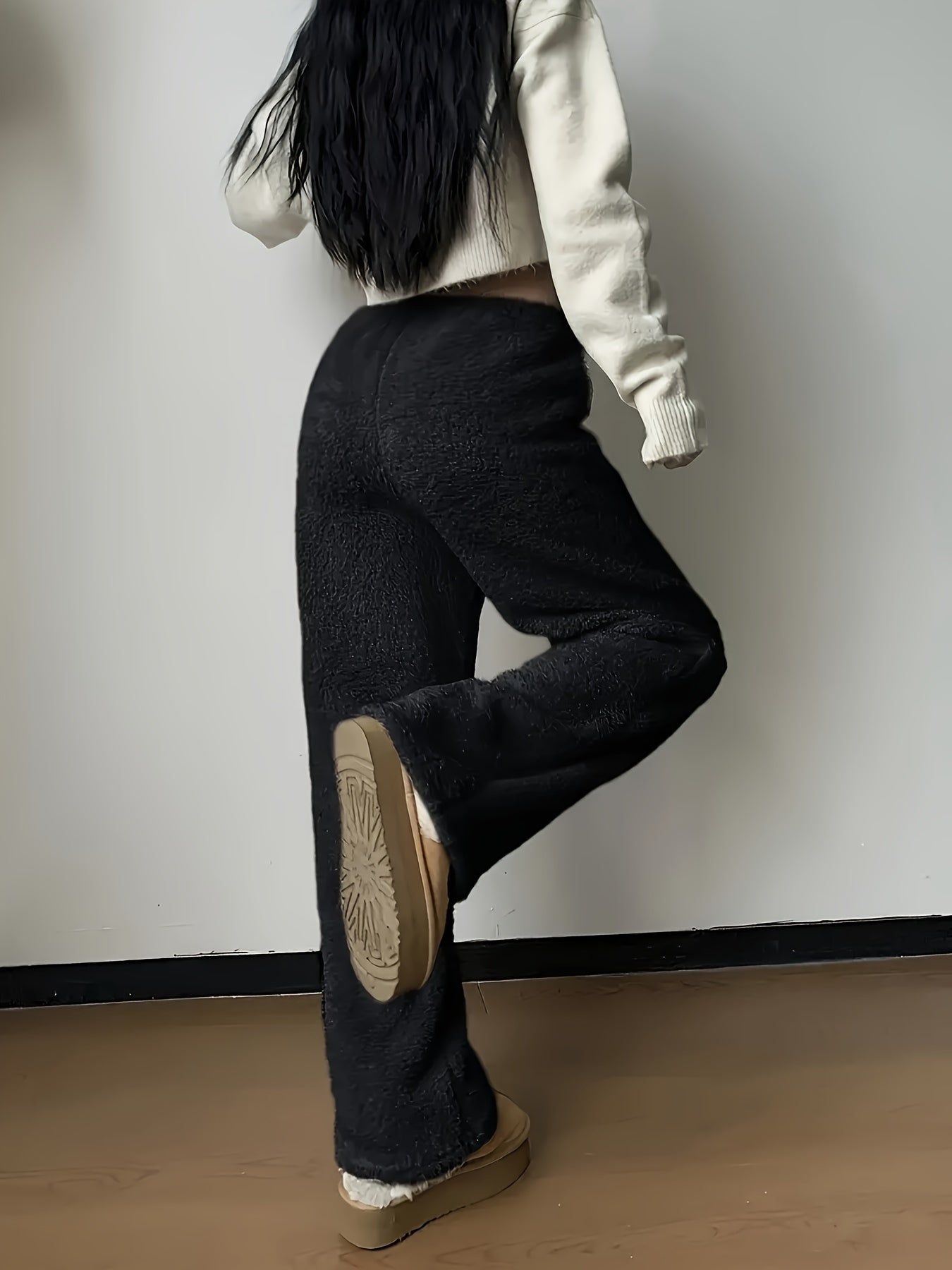 Dames Joggingbroek Lounge - Sherlina - Teddy Fleece Comfort - Warme Winterbroek