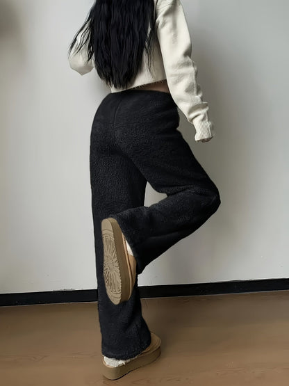 Dames Joggingbroek Lounge - Sherlina - Teddy Fleece Comfort - Warme Winterbroek