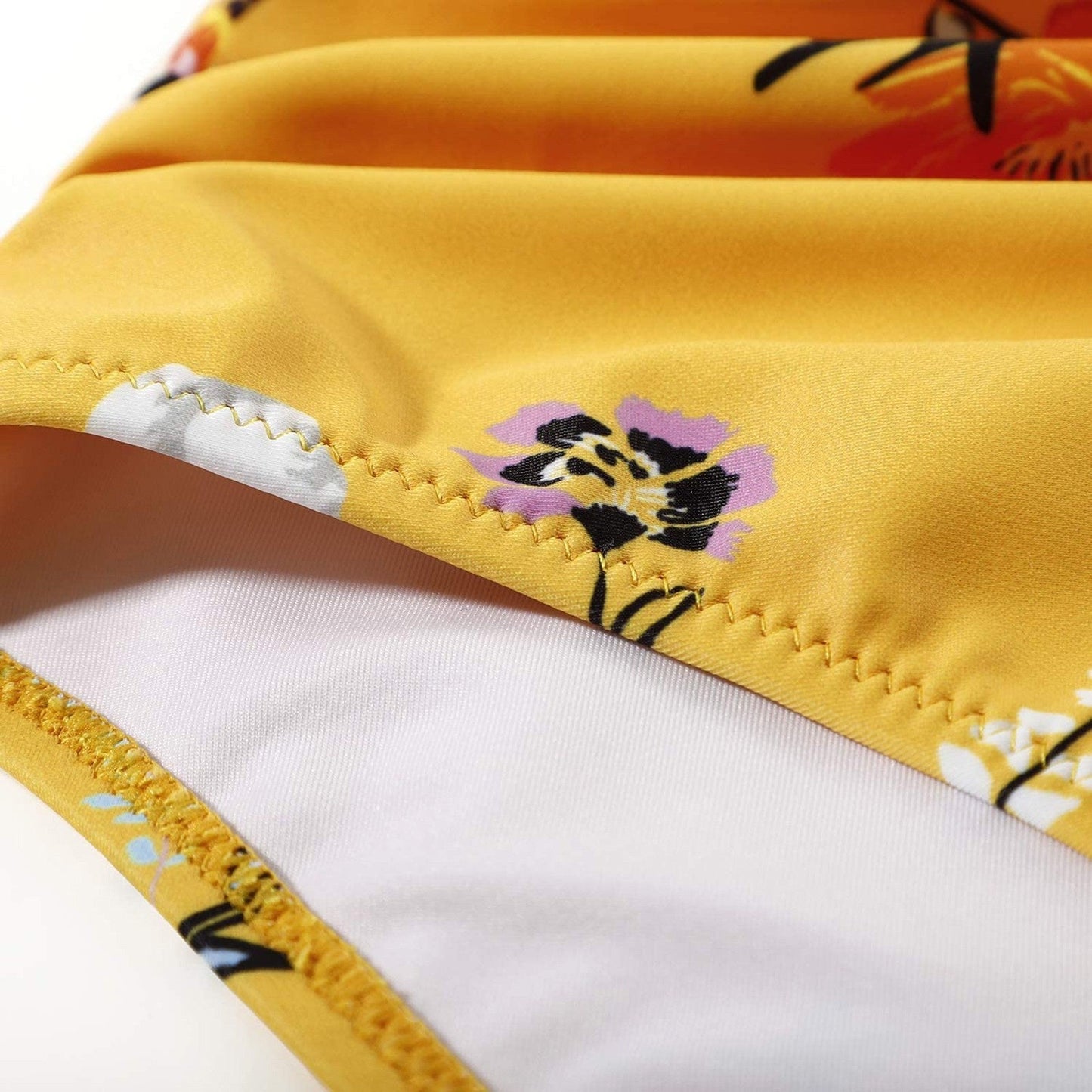 Bikiniset - SunGlow - Hoge Taille - Kleurrijk Ontwerp